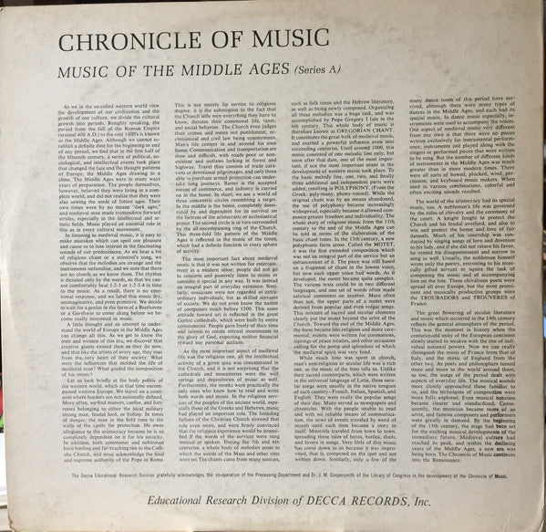 New York Pro Musica, Noah Greenberg : The Play Of Daniel (A Twelfth Century Musical Drama) (LP, Album, RE)