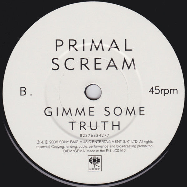 Primal Scream : Country Girl (7", Single)