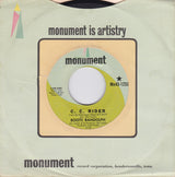 Boots Randolph : C. C. Rider / Take A Letter Maria (7", Mon)