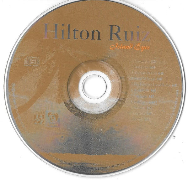 Hilton Ruiz : Island Eyes (CD, Album)