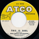 King Curtis & The Kingpins : (Sittin' On) The Dock Of The Bay / This Is Soul (7", Single)
