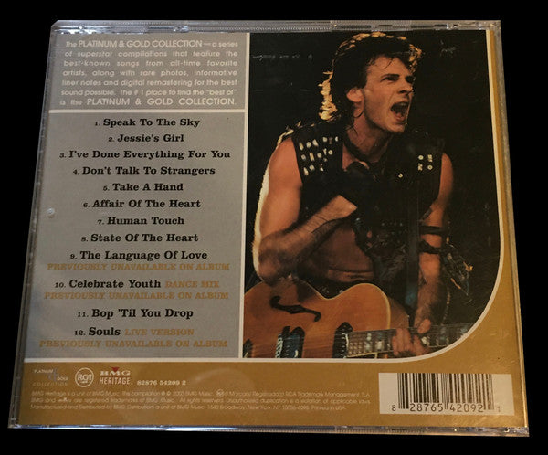 Rick Springfield : Platinum & Gold Collection (CD, Comp)