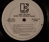 Jerry Lee Lewis : When Two Worlds Collide (LP, Album, Promo, SP )