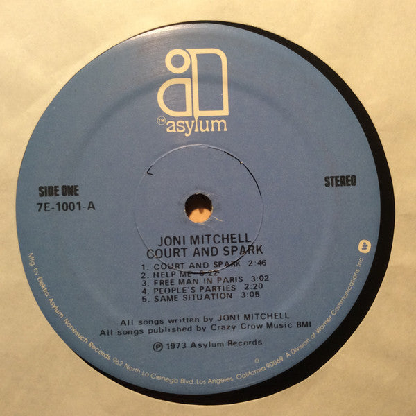 Joni Mitchell : Court And Spark (LP, Album, RE, Gat)