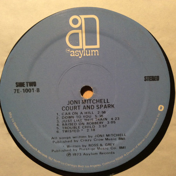 Joni Mitchell : Court And Spark (LP, Album, RE, Gat)