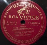 Jacques Offenbach - Manuel Rosenthal / Boston Pops Orchestra, Arthur Fiedler : Gaîté Parisienne (4xShellac, 12", Album)