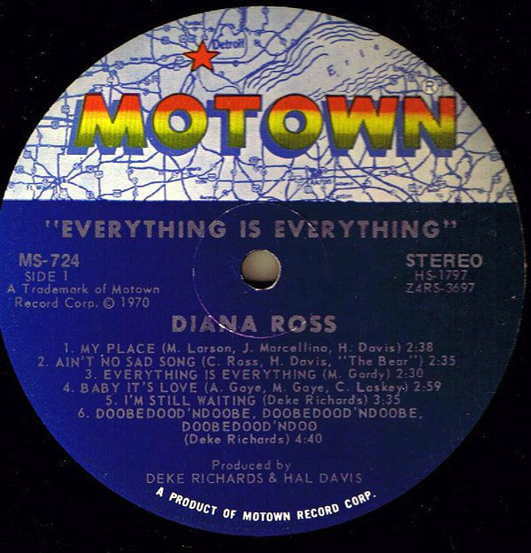 Diana Ross : Everything Is Everything (LP, Album)