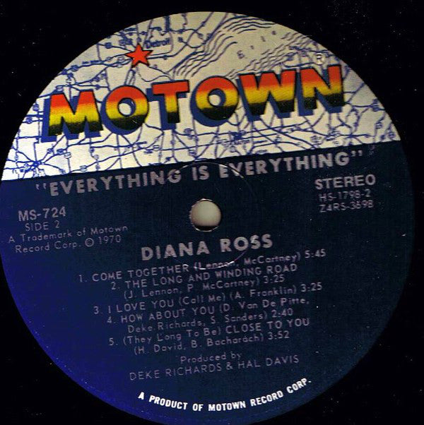Diana Ross : Everything Is Everything (LP, Album)
