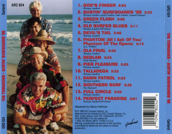The Tornadoes : Bustin' Surfboards '98 (CD, Album)