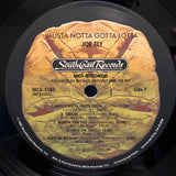 Joe Ely : Musta Notta Gotta Lotta (LP, Album, Pin)