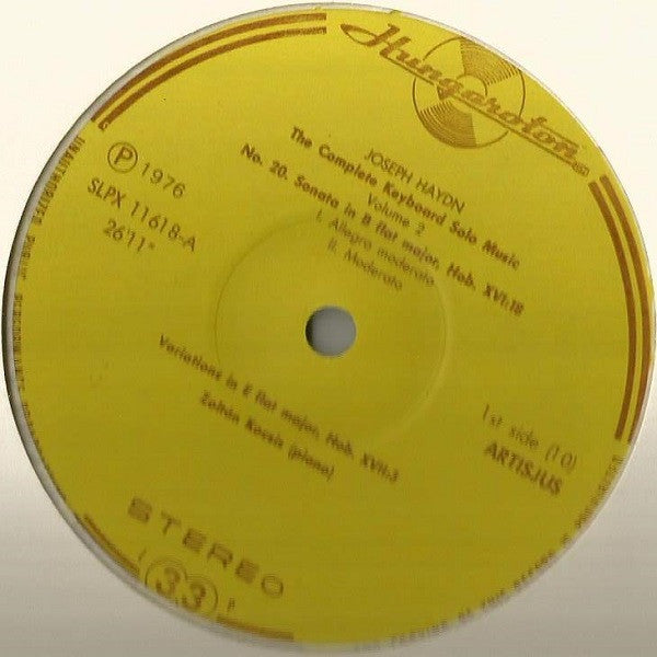Joseph Haydn, Zoltán Kocsis, István Lantos* : The Complete Keyboard Solo Music 2. (5xLP, Box)