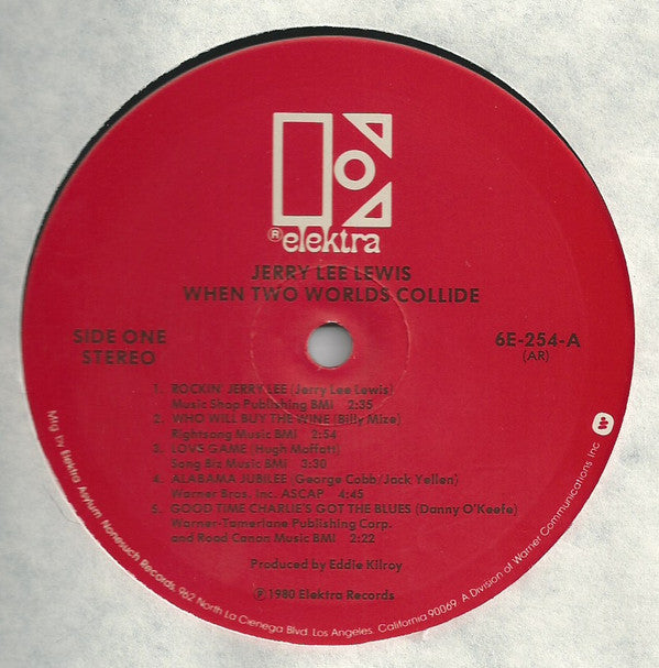 Jerry Lee Lewis : When Two Worlds Collide (LP, Album, AR)