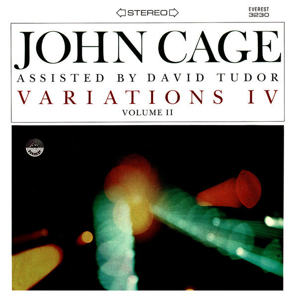 John Cage Assisted By David Tudor : Variations IV Volume II (LP, Album)