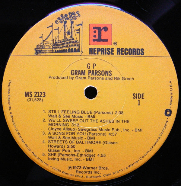 Gram Parsons : GP (LP, Album, RE, Win)