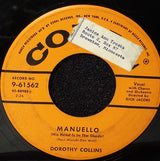 Dorothy Collins : Seven Days / Manuello (His Head Is In The Shade) (7")