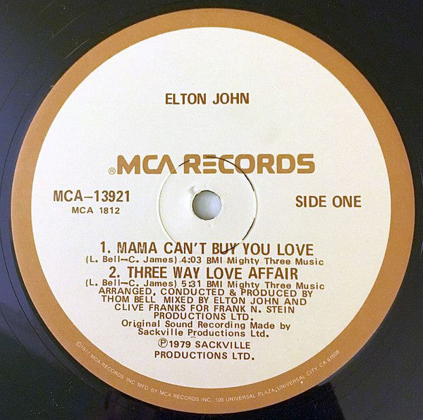 Elton John : The Thom Bell Sessions (12", EP, Glo)