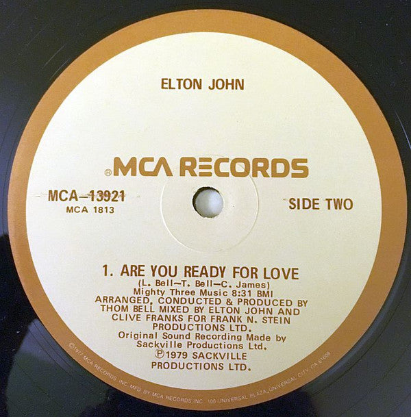 Elton John : The Thom Bell Sessions (12", EP, Glo)