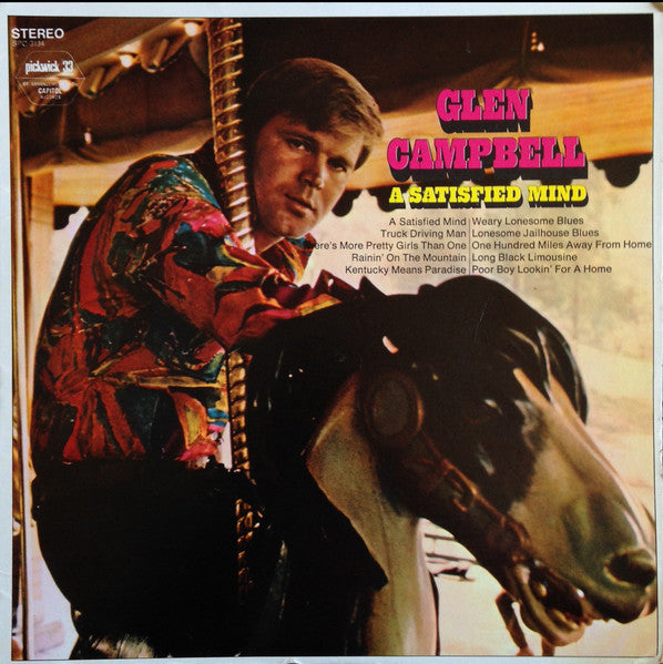 Glen Campbell : A Satisfied Mind (LP, Comp)