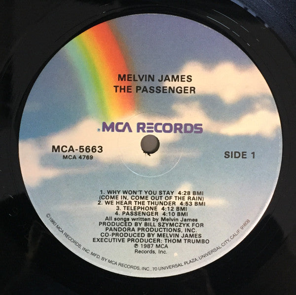 Melvin James : The Passenger (LP, Album, Glo)