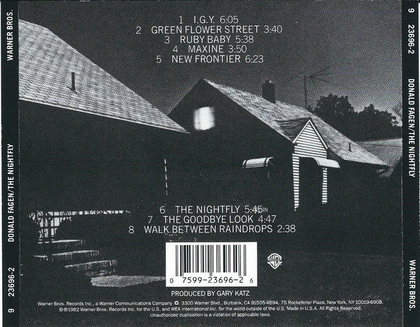 Donald Fagen : The Nightfly (CD, Album, RE, Cin)