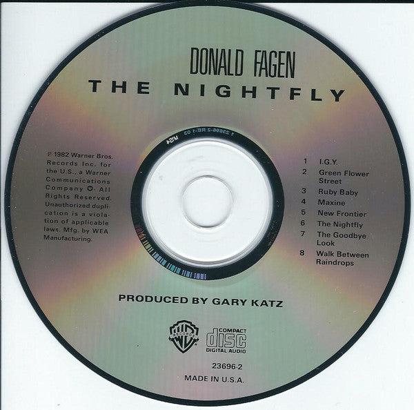 Donald Fagen : The Nightfly (CD, Album, RE, Cin)