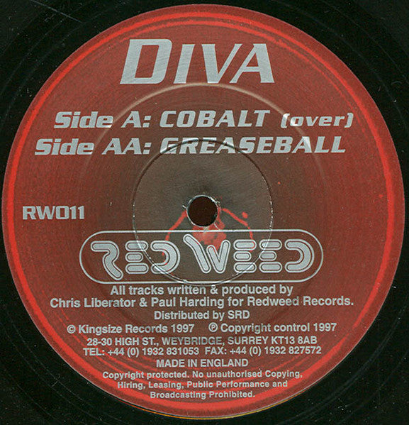 Diva (7) : Cobalt / Greaseball (12")