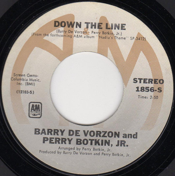 Barry De Vorzon And Perry Botkin Jr. : Nadia's Theme (The Young And The Restless) (7", Single, Styrene, Ter)