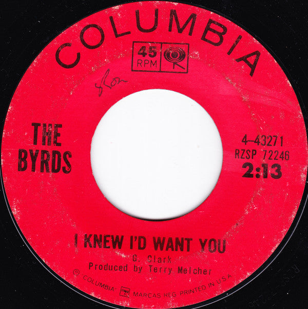 The Byrds : Mr. Tambourine Man (7", Single, Styrene, Ter)