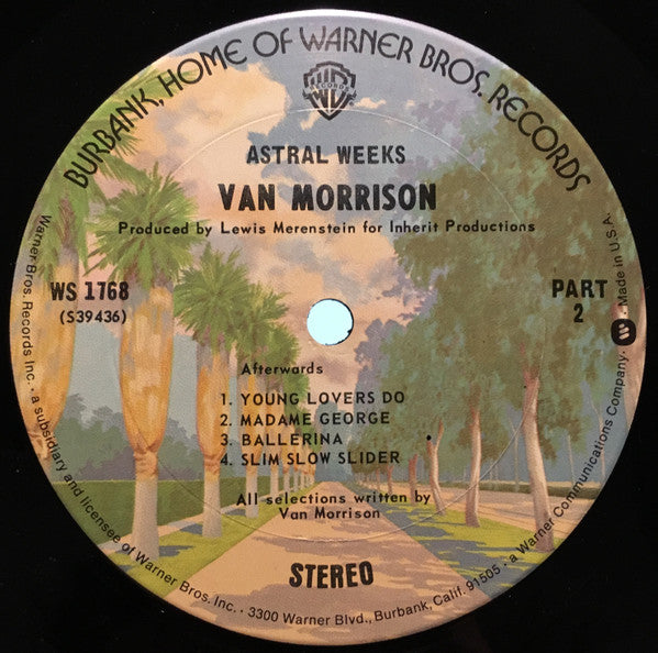 Van Morrison : Astral Weeks (LP, Album, RE, Ter)