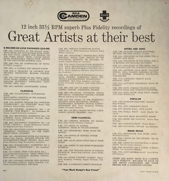 Various : Great Artists At Their Best Vol. 2 - Pop Singers (LP, Comp)