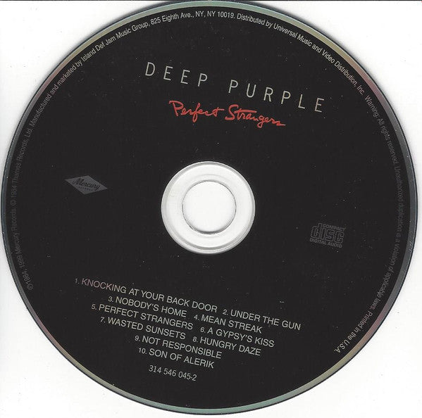 Deep Purple : Perfect Strangers (CD, Album, RE, RM)