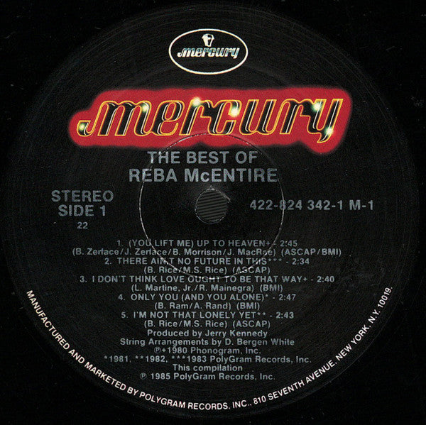 Reba McEntire : The Best Of Reba McEntire (LP, Comp)