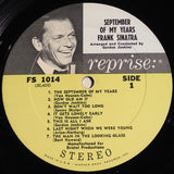 Frank Sinatra : September Of My Years (LP, Album, Pit)