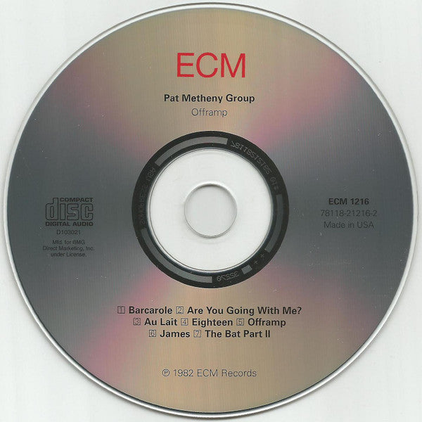 Pat Metheny Group : Offramp (CD, Album, Club, RE)