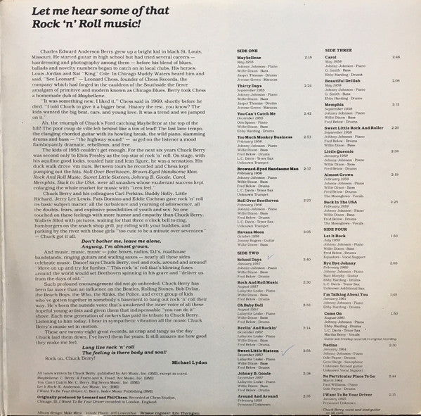 Chuck Berry : The Great Twenty-Eight (2xLP, Comp, RE, Pin)
