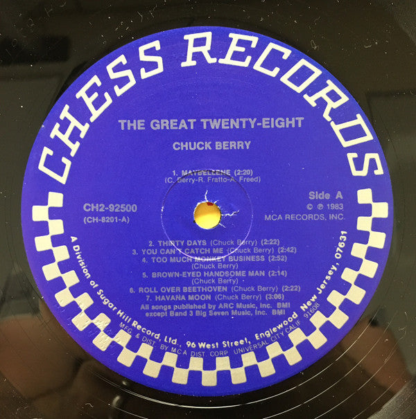 Chuck Berry : The Great Twenty-Eight (2xLP, Comp, RE, Pin)