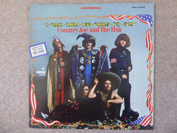 Country Joe And The Fish : I-Feel-Like-I'm-Fixin'-To-Die (LP, Album, RP, San)