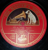 Amelita Galli-Curci, Tito Schipa : Un Di Felice Eterea / Parigi, O Cara, Noi Lasceremo (Shellac, 10", 76 )