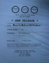 Manu Le Malin & The DJ Producer : Scratch Junkies (12", Promo, W/Lbl, Sta)