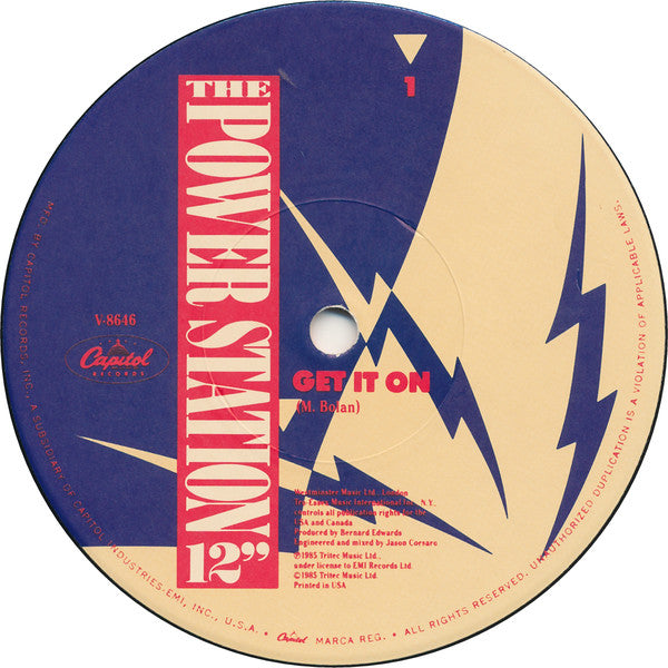 The Power Station : Get It On (12", Single)