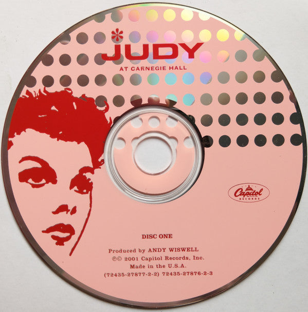 Judy Garland : Judy At Carnegie Hall (2xCD, Album, RE, RM, For)