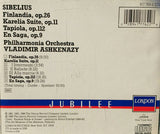 Jean Sibelius, Vladimir Ashkenazy : Finlandia • Karelia Suite • Tapiola • En Saga (CD, Album)