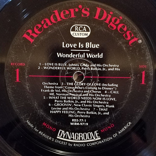 Various : Love Is Blue: Music In A Mellow Mood (4xLP, Comp, Mono + Box)