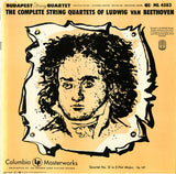 Ludwig van Beethoven - Budapest String Quartet : The Complete String Quartets Of Ludwig Van Beethoven (Quartet No. 12 In E-Flat Major, Op. 127) (LP, Mono, RE)