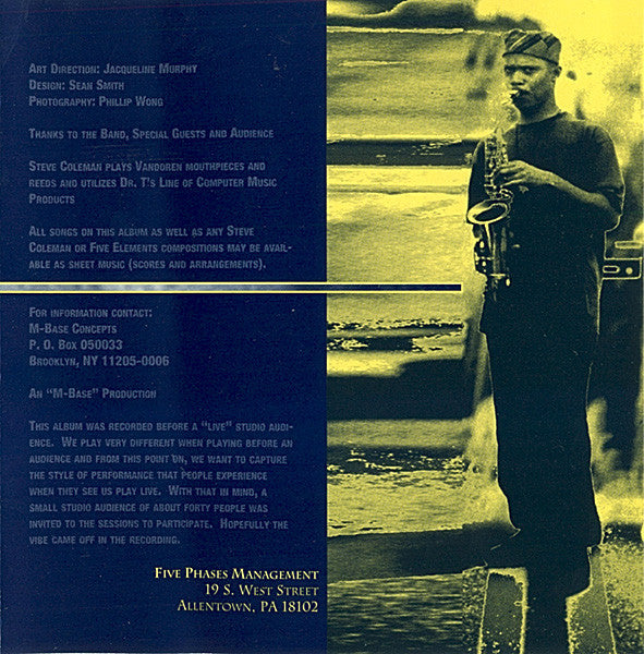 Steve Coleman And Five Elements : The Tao Of Mad Phat < Fringe Zones > (CD, Album)