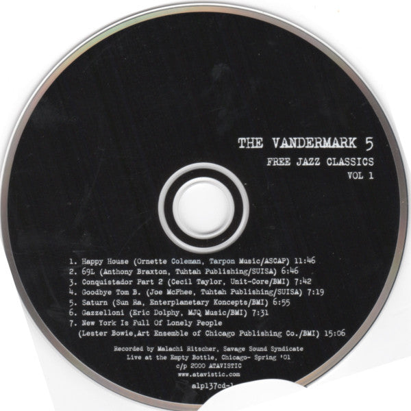 Vandermark 5 : Free Jazz Classics Vols. 1 & 2 (2xCD, Album, Comp)