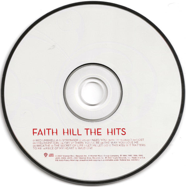 Faith Hill : The Hits (CD, Comp, Car)