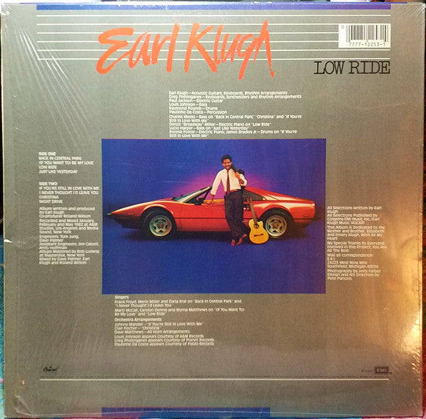 Earl Klugh : Low Ride (LP, Album, Win)