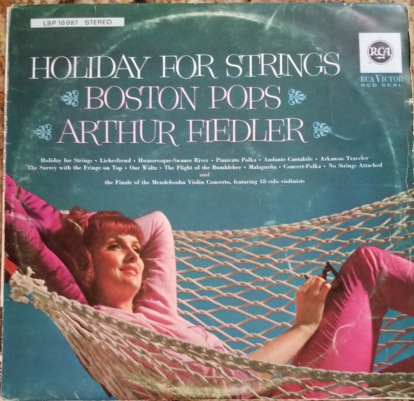 Boston Pops Orchestra / Arthur Fiedler : Holiday For Strings (LP, Album)