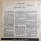 Tchaikovsky*, Herbert von Karajan, Vienna Philharmonic Orchestra* : Symphony #6 In B Minor Op. 74 "Pathétique" (LP)